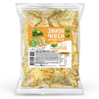 Злакові чіпси кукурудзяно-рисові "З сиром чедер", 60г "Zlak"