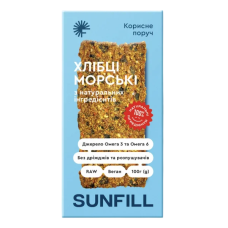 Хлібці з морською сіллю, 100г "Sunfll"