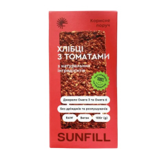Хлібці з томатами, 100г "Sunfll"