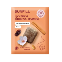 Цукерки "Фінікові іриски", 73г "Sunfill"