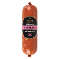 Ковбаса веганська "Сервелат" 300г "Vegas"
