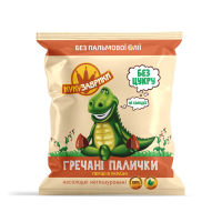 Гречані палички без цукру "Кукузаврики", 50г "Екород"
