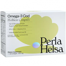 ДД "Омега-3 з печінки тріски", 120 капсул "Perla Helsa"