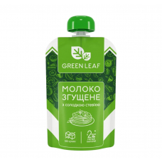 Молоко згущене з солодкою стевією 90г GREEN LEAF