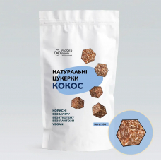 Натуральні цукерки "Кокос", 200г "Flower food"