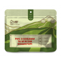 Рис з бобами та м'ясом машкічірі, 80г "James Cook" Рис з бобами та м'ясом машкічірі, 80г "James Cook"