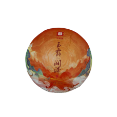 Китайський чай шу пуер Да І Нефритова роса, (млинець) 357 г