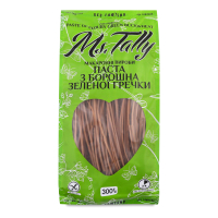 Паста з зеленої гречки, 300г "Ms.Tally"