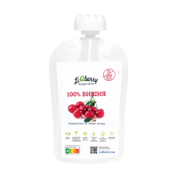 Ягідна паста "Вишня 100%", 100г "LiQberry" (дойпак)