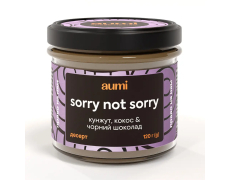 Десерт "Sorry not sorry" кунжут, кокос, чорний шоколад, 120, "Aumi" Десерт "Sorry not sorry" кунжут, кокос, чорний шоколад, 120, "Aumi"