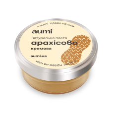 Арахісова паста кремова, 50г "Aumi"