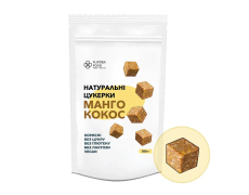 Натуральні цукерки "Манго кокос", 180г "Flower food" Натуральні цукерки "Манго кокос", 180г "Flower food"