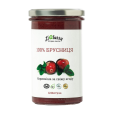 Ягідна паста "Брусниця" 100%", 0.545г "LiQberry"