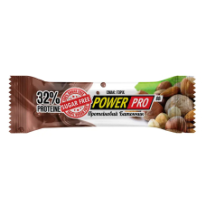 Батончик горіховий 32%, (Sugar Free) 60г "Power Pro"