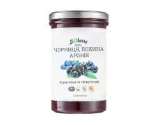 Ягідна паста "Чорниця-лохина-аронія 100%", 545г "LiQberry"
