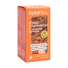Хлібці з паприкою, 100г "Sunfill"