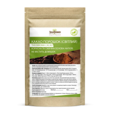 Какао порошок світлий 10-12%, 250г "Здорово!"