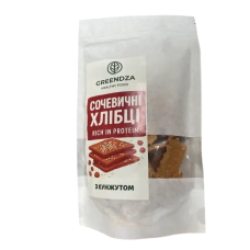 Хлібці сочевичні Green з кунжутом, 100 г