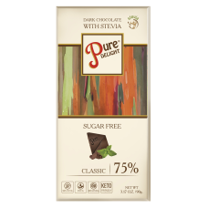 Шоколад Pure DELIGHT чорний, 75%, 90г