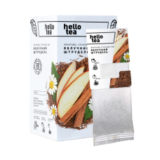 Чай в пакетах "Яблучний штрудель" (20шт), "Hello tea"