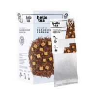 Чай в пакетах "Карамельний ройбуш" (20шт), "Hello tea"