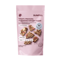 Гранола "Родзинки-ягоди годжі", 150г "SunFill"