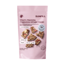 Гранола "Родзинки-ягоди годжі", 150г "SunFill"