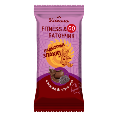 Фітнес батончик "Шоколад-чорнослив" КОХАНА, 40г
