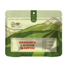 Мамалига з м"ясом та сиром 90г. "James Cook"