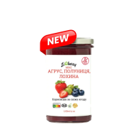 Ягідна паста "Агрус, полуниця, лохина" 100%", 545г "LiQberry"