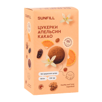 Цукерки "Апельсин-какао", 120г "Sunfill"