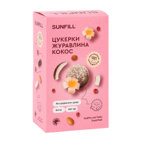 Цукерки "Журавлина-кокос", "Sunfil"120г 