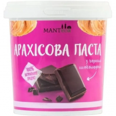 Арахісова паста 350г, Чорний шоколад (відерце) "Manteca"