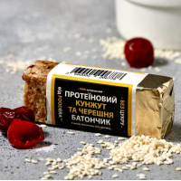 Протеїновий батончик "Кунжут та черешня", 50г "FoodEra"