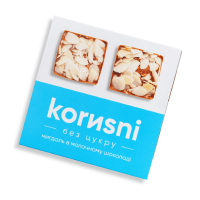 Мигдаль в шоколаді, 120г "Korusni"